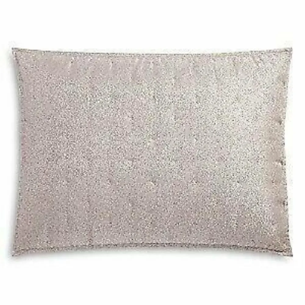 Hudson Park Pietra Quilted Metallic Pillow Sham STANDARD Lilac Purple
